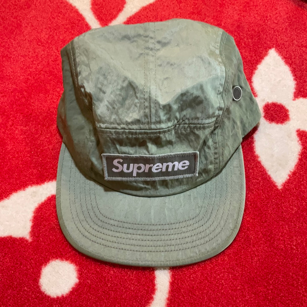 Supreme 5 Panel Nylon Camp Hat - Olive